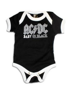 ACDC - Baby in Black | Stoer rompertje voor rockbaby's!